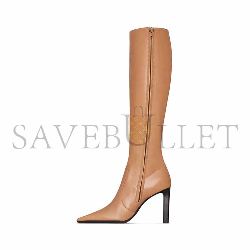 YSL FRANCOISE BOOTS IN SMOOTH LEATHER 841574AACSQ2526 YSL FRANCOISE BOOTS IN SMOOTH LEATHER 841574AACSQ2526